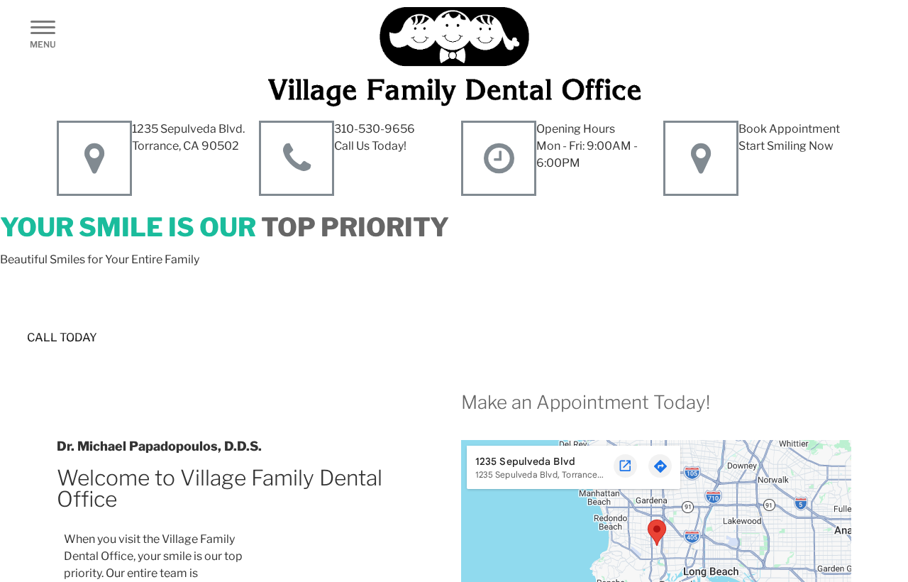 Village Family Dental, old site